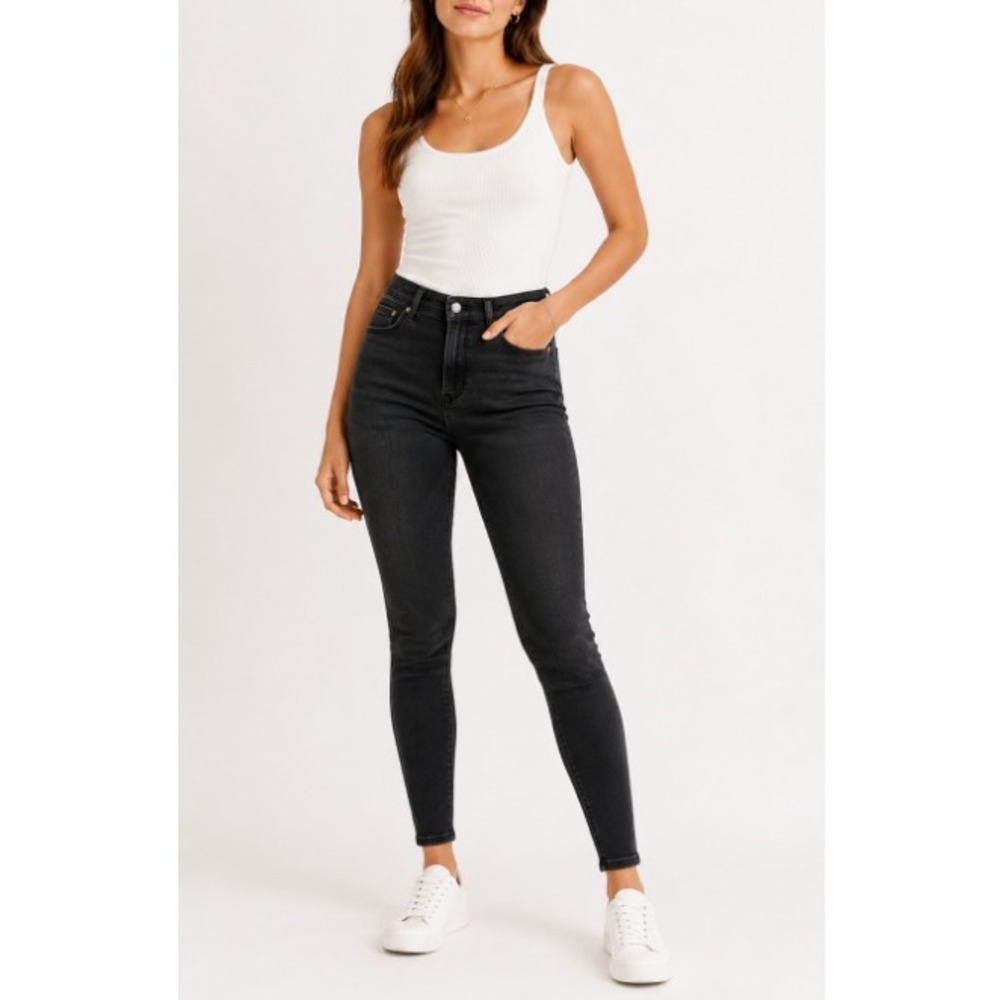 American Eagle Women's Black Luxe Stretch High Rise Jegging Jeans Size 12 NWT
